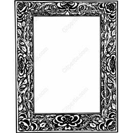 Elegant Floral Frame