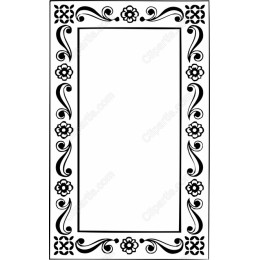 Decorative Floral Frame
