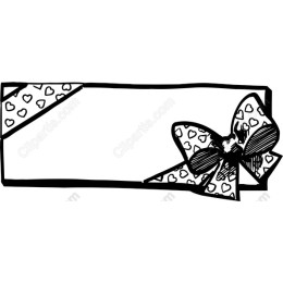 Whimsical Heart Ribbon