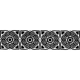 Elegant Black and White Decorative Pattern