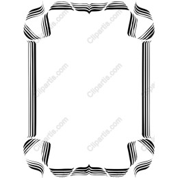 Elegant Decorative Black and White Frame