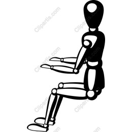 Sitting Artist Mannequin