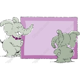 Charming Elephant Duo - and File