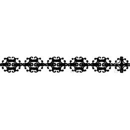 Elegant Black Ornate Border