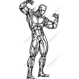 Futuristic Robotic Hero