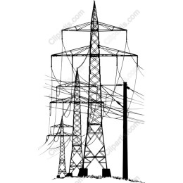 High-Voltage Power Transmission Towers