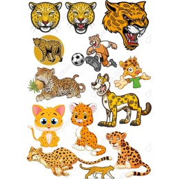 Leopard and Cheetah Set