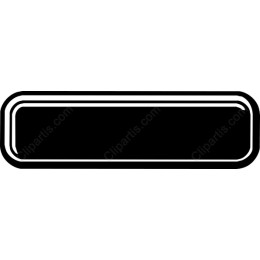 Blank Rectangular Badge
