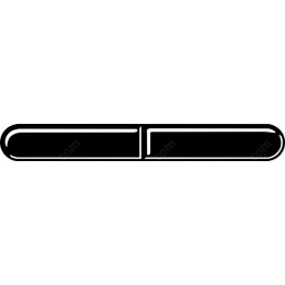 Sleek Modern Button Line Art