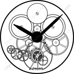 Mechanical Clock Face