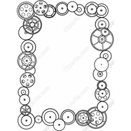 Gear-Themed Frame