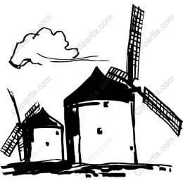 Rustic Windmill