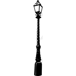 Vintage Lamp Postwork