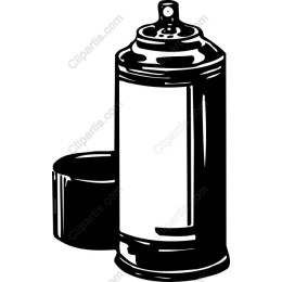Spray Paint Can - Bold Urban Art Graphics