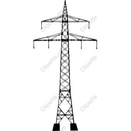 High-Voltage Power Line Tower