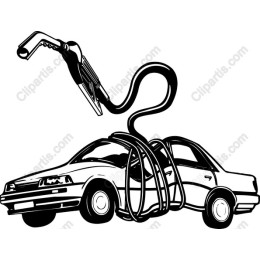 Classic Car and Fuel Nozzle