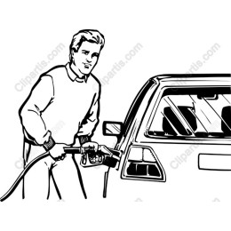 Man Pumping Gas