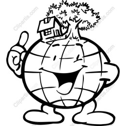 Eco-Friendly Globe Character