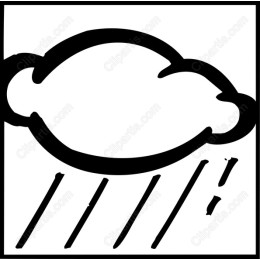 Minimalist Rain Cloud