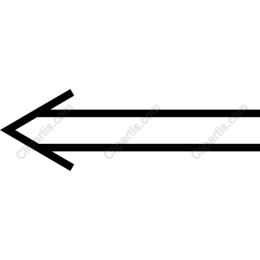 Minimalistic Left-Pointing Black Arrow