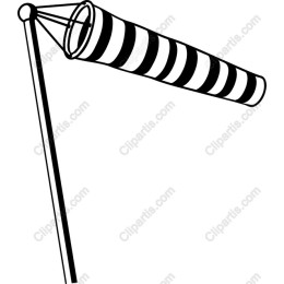 Striped Wind Sock