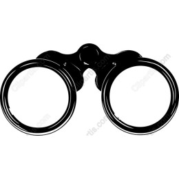 Classic Black Binoculars