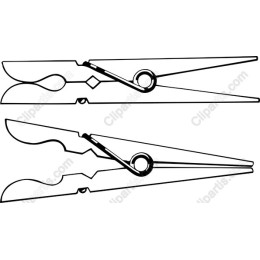 Vintage Clothespin Set