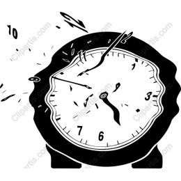 Ethereal Clock - of Time's Elusiveness
