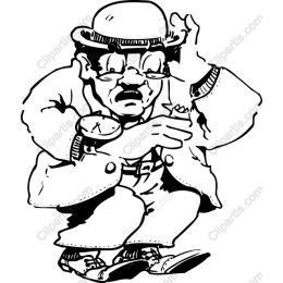 Comical Vintage Gentleman