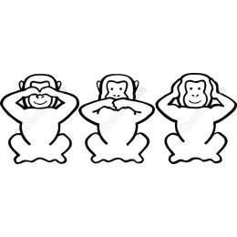 Playful Monkey Trio