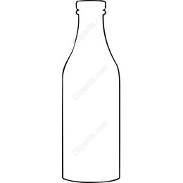 Classic Glass Bottle Outline
