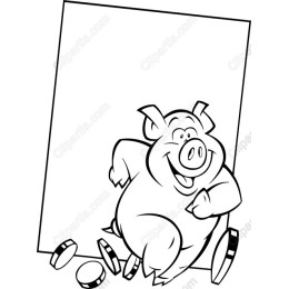 Cheerful Pig