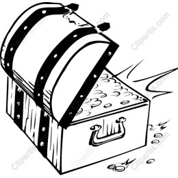 Treasure Chest with Coins