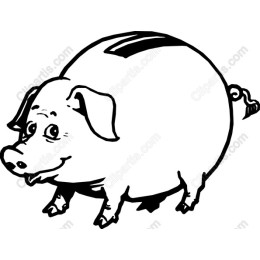 Cartoon Piggy Bank