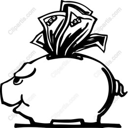 Cheerful Piggy Bank