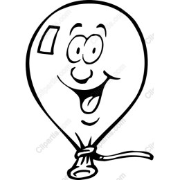 Cheerful Cartoon Balloon