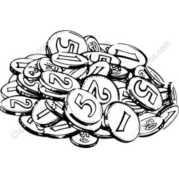 of a Pile of Coins