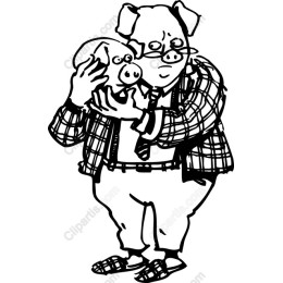 Pig Farmer Character