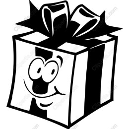 Cheerful Smiling Gift Box