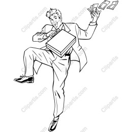 Energetic Businessman Success