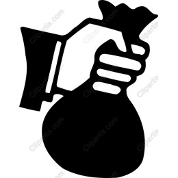 Image of a Hand Gripping a Money Bag