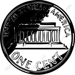 One-Cent Coin Featuring the Lincoln Memorial