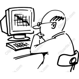 Thoughtful Individual Analyzing Data