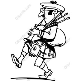 Scottish Bagpipe Player