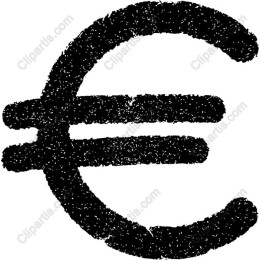 Unique Hand-Drawn Euro Symbol