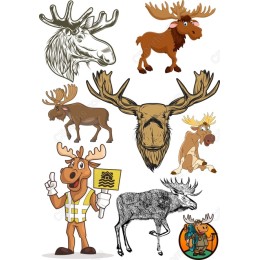 Moose Magic Collection - Clipart Bundle