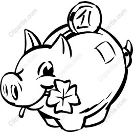 Cheerful Piggy Bank