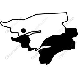 Abstract Geographic Outline