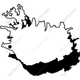 Iceland Minimalist Map