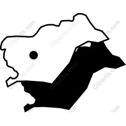 Stylized Monochrome Map